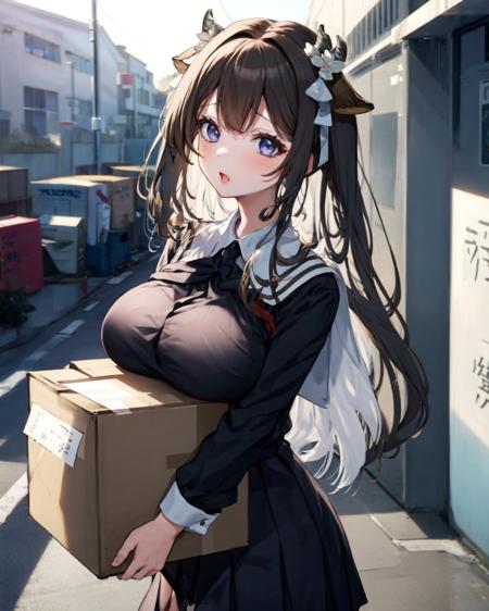 52023-2579576163-1girl,solo,large breasts, carried breast rest, carrying, cardboard box,  ,school uniform, black hair,kashino,.png